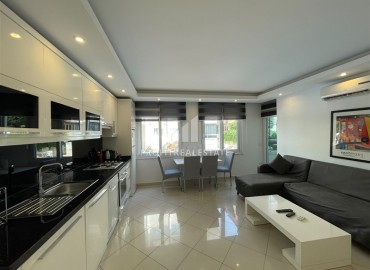 Меблированная квартира 1+1, 50м², в комплексе с бассейном, в центре района Оба, Алания, 250м от моря ID-19245 фото-3