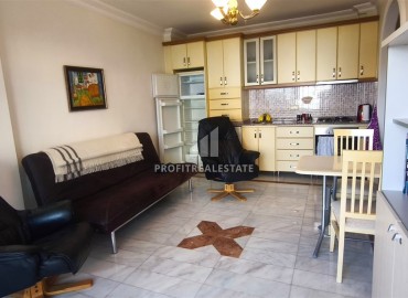 Квартира 1+1, 50м² с пакетом мебели и бытовой техники в комплексе с бассейном в районе Оба, Алания под ВНЖ ID-19246 фото-2