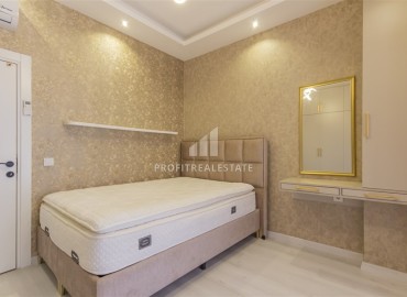 Видовые двухкомнатные апартаменты, 51м², с оригинальным интерьером, в 150м от моря в районе Каргыджак, Алания ID-19248 фото-15