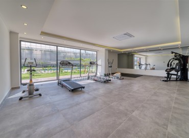 Комфортабельная двухкомнатная квартира, 65м², с мебелью в комплексе премиум класса в Авсалларе, Алания ID-19251 фото-12