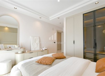 Видовые апартаменты 2+1, 115м², с дизайнерским интерьером в уютном комплексе у реки Дим Чай в районе Тосмур, Алания ID-19258 фото-16