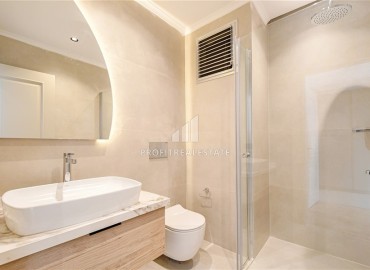 Видовые апартаменты 2+1, 115м², с дизайнерским интерьером в уютном комплексе у реки Дим Чай в районе Тосмур, Алания ID-19258 фото-18