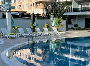 Элегантная двухкомнатная квартира, 50м², в комфортабельной резиденции не далеко от моря в Махмутларе, Алания ID-19261 фото-19