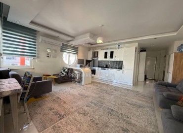 Готовая к проживанию, двухкомнатная квартира, 60м², в элитном комплексе в 200м от моря в районе Кестель, Алания ID-19262 фото-4