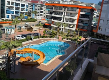 Готовая к проживанию, двухкомнатная квартира, 60м², в элитном комплексе в 200м от моря в районе Кестель, Алания ID-19262 фото-15