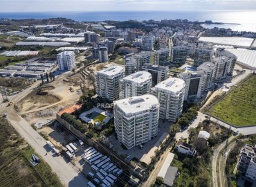 Квартира 1+1, 68м², на высоком этаже с видом на море, в резиденции с отельной инфраструктурой в районе Авсаллар, Алания ID-19265 фото-1