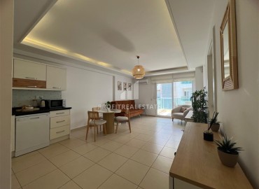 Квартира 1+1, 68м², на высоком этаже с видом на море, в резиденции с отельной инфраструктурой в районе Авсаллар, Алания ID-19265 фото-3