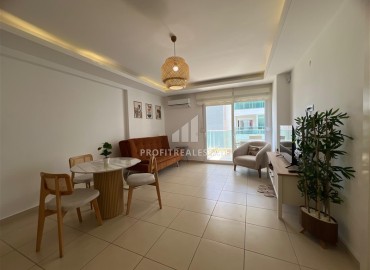 Квартира 1+1, 68м², на высоком этаже с видом на море, в резиденции с отельной инфраструктурой в районе Авсаллар, Алания ID-19265 фото-4