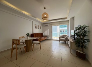 Квартира 1+1, 68м², на высоком этаже с видом на море, в резиденции с отельной инфраструктурой в районе Авсаллар, Алания ID-19265 фото-8