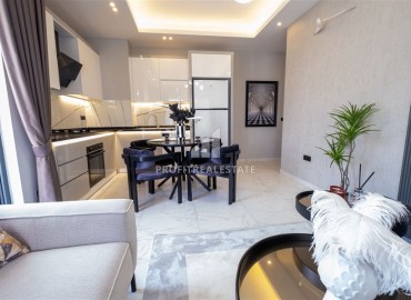 Апартаменты 1+1, 54м², с дизайнерским интерьером в премиум-комплексе в 100м от моря в районе Каргыджак, Алания ID-19266 фото-4