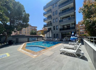 Уютная квартира 1+1, 55м², в новом комплексе в центре Алании, 250м от моря, с возможностью краткосрочной аренды ID-19276 фото-1
