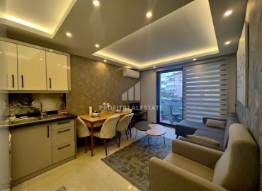 Уютная квартира 1+1, 55м², в новом комплексе в центре Алании, 250м от моря, с возможностью краткосрочной аренды ID-19276 фото-2