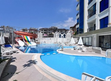 Готовые к проживанию, трехкомнатные апартаменты, 90м², в элитном комплексе в центре Алании, у пляжа Клеопатры ID-19278 фото-19