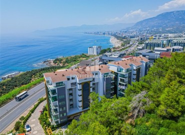 Видовая квартира с одной спальней, 65м², на первой береговой линии в элитном комплексе Каргыджака, Алания ID-19286 фото-17
