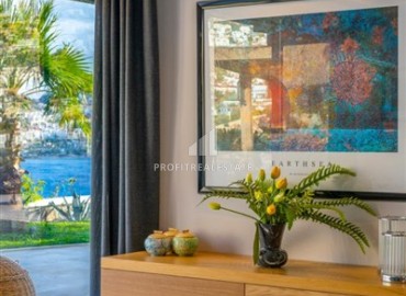Фешенебельная частная вилла с пятью спальнями, 290м², с инфинити-бассейном, в 50м от моря, Каш, Анталия ID-19290 фото-4