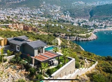 Фешенебельная частная вилла с пятью спальнями, 290м², с инфинити-бассейном, в 50м от моря, Каш, Анталия ID-19290 фото-26