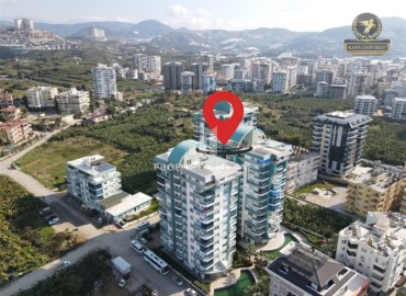 Уютная двухкомнатная квартира, 60м, в комфортабельном комплексе, у моря в Махмутларе, Алания ID-19293 фото-13