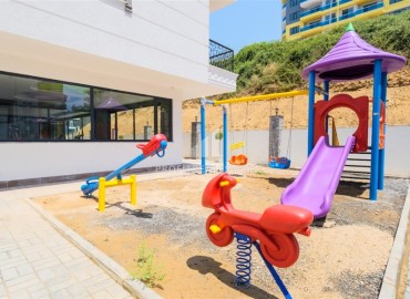 Квартира с одной спальней, 50м², с симпатичным интерьером в комплексе с хорошей инфраструктурой в Махмутларе, Алания ID-19294 фото-15