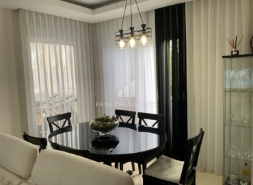 Большая меблированная квартира с одной спальней, 78м², в комплексе с бассейном в 300 метрах от моря в Махмутларе, Алания ID-19296 фото-4
