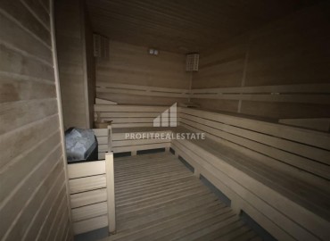 Большая меблированная квартира с одной спальней, 78м², в комплексе с бассейном в 300 метрах от моря в Махмутларе, Алания ID-19296 фото-12