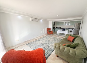Меблированная трехкомнатная квартира, 100м² с видом на море и горы в комплексе класса люкс в Махмутларе, Алания ID-19300 фото-4