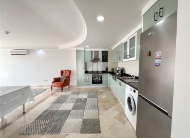 Меблированная трехкомнатная квартира, 100м² с видом на море и горы в комплексе класса люкс в Махмутларе, Алания ID-19300 фото-6