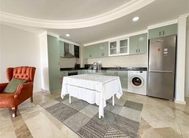 Меблированная трехкомнатная квартира, 100м² с видом на море и горы в комплексе класса люкс в Махмутларе, Алания ID-19300 фото-8