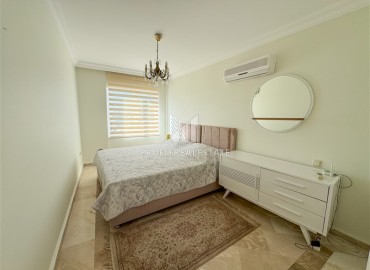 Меблированная трехкомнатная квартира, 100м² с видом на море и горы в комплексе класса люкс в Махмутларе, Алания ID-19300 фото-14