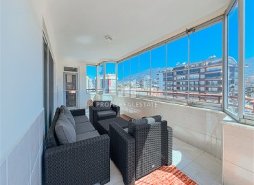 Большая меблированная трехкомнатная квартира, 125м², с видом на горы в Махмутларе, Алания, в 350м от побережья ID-19310 фото-18