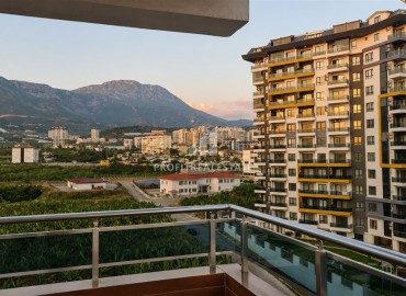 Видовая меблированная квартира с тремя спальнями, 140м², в резиденции с отельной инфраструктурой в Махмутларе, Алания ID-19313 фото-12