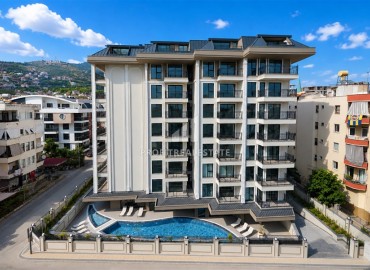 Двухкомнатная квартира, 50м², с чистовой отделкой в комплексе премиум класса в центре Алании, 400м от пляжа Кейкубат ID-19285 фото-1