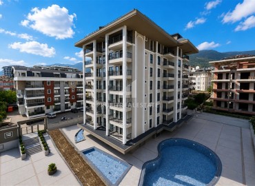 Двухкомнатная квартира, 50м², с чистовой отделкой в комплексе премиум класса в центре Алании, 400м от пляжа Кейкубат ID-19285 фото-12