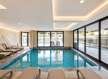 Двухкомнатная квартира, 50м², с чистовой отделкой в комплексе премиум класса в центре Алании, 400м от пляжа Кейкубат ID-19285 фото-14