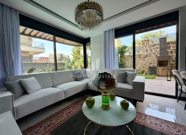 Фешенебельная трехкомнатная квартира, 90м², с выходом в сад в новой элитной резиденции в центре Алании, в районе Хасбахче ID-19325 фото-4