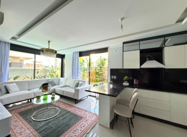 Фешенебельная трехкомнатная квартира, 90м², с выходом в сад в новой элитной резиденции в центре Алании, в районе Хасбахче ID-19325 фото-7