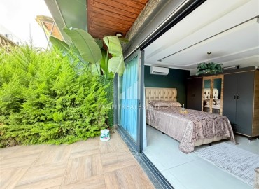 Фешенебельная трехкомнатная квартира, 90м², с выходом в сад в новой элитной резиденции в центре Алании, в районе Хасбахче ID-19325 фото-14