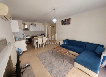Просторная меблированная квартира с одной спальней, 60м², в комфортабельной резиденции в Махмутларе, Алания ID-19326 фото-3