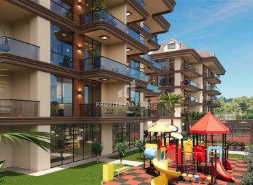 Инвестиционное предложение на этапе проекта: квартиры 56-264,8м², в резиденции в центре Алании, 300м от моря ID-19345 фото-4