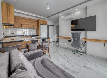 Элегантная квартира с одной спальней, 65м², с видом на горы в премиум комплексе в районе Алании – Газипаша ID-19346 фото-4