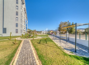 Элегантная квартира с одной спальней, 65м², с видом на горы в премиум комплексе в районе Алании – Газипаша ID-19346 фото-18