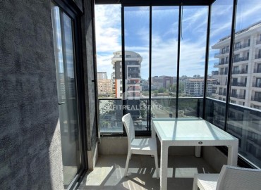 Меблированная трехкомнатная квартира, 110м², на высоком этаже в комплексе премиум класса в Махмутларе, Алания ID-19350 фото-13