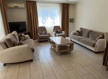 Трехкомнатные меблированные апартаменты, 115м², в комплексе с бассейном, у моря в районе Оба, Алания под ВНЖ ID-19351 фото-2