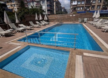 Трехкомнатные меблированные апартаменты, 115м², в комплексе с бассейном, у моря в районе Оба, Алания под ВНЖ ID-19351 фото-15