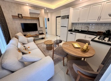 Элегантная квартира с одной спальней, 57м², в новом комплексе премиум класса в 700 метрах от моря в Махмутларе, Алания ID-19352 фото-6