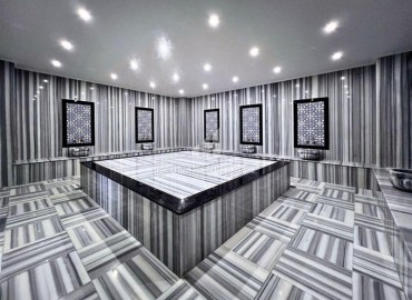 Элегантная квартира с одной спальней, 57м², в новом комплексе премиум класса в 700 метрах от моря в Махмутларе, Алания ID-19352 фото-27