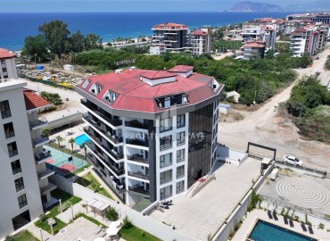 Квартира с одной спальней, 55м², в комплексе с обширной инфраструктурой в Кестеле, Алания, в 50м от моря ID-19357 фото-18