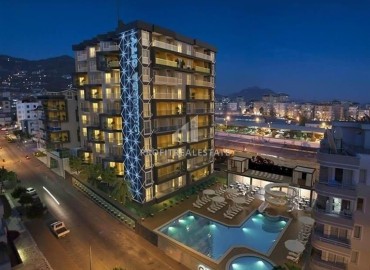 Готовая к проживанию, квартира 1+1, 45м², в элитной резиденции с отличной локацией в центре Алании ID-19358 фото-1