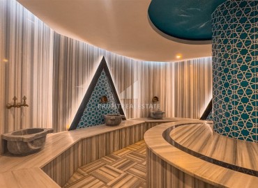 Просторная меблированная квартира 1+1, 65м², в комплексе премиум класса в районе Алании Тосмур ID-19363 фото-20