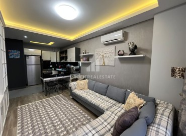 Стильная квартира с одной спальней, 60м², в комплексе с бассейном в Махмутларе, Алания, в 200м от моря ID-19364 фото-3