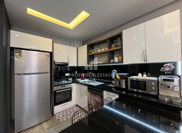 Стильная квартира с одной спальней, 60м², в комплексе с бассейном в Махмутларе, Алания, в 200м от моря ID-19364 фото-4